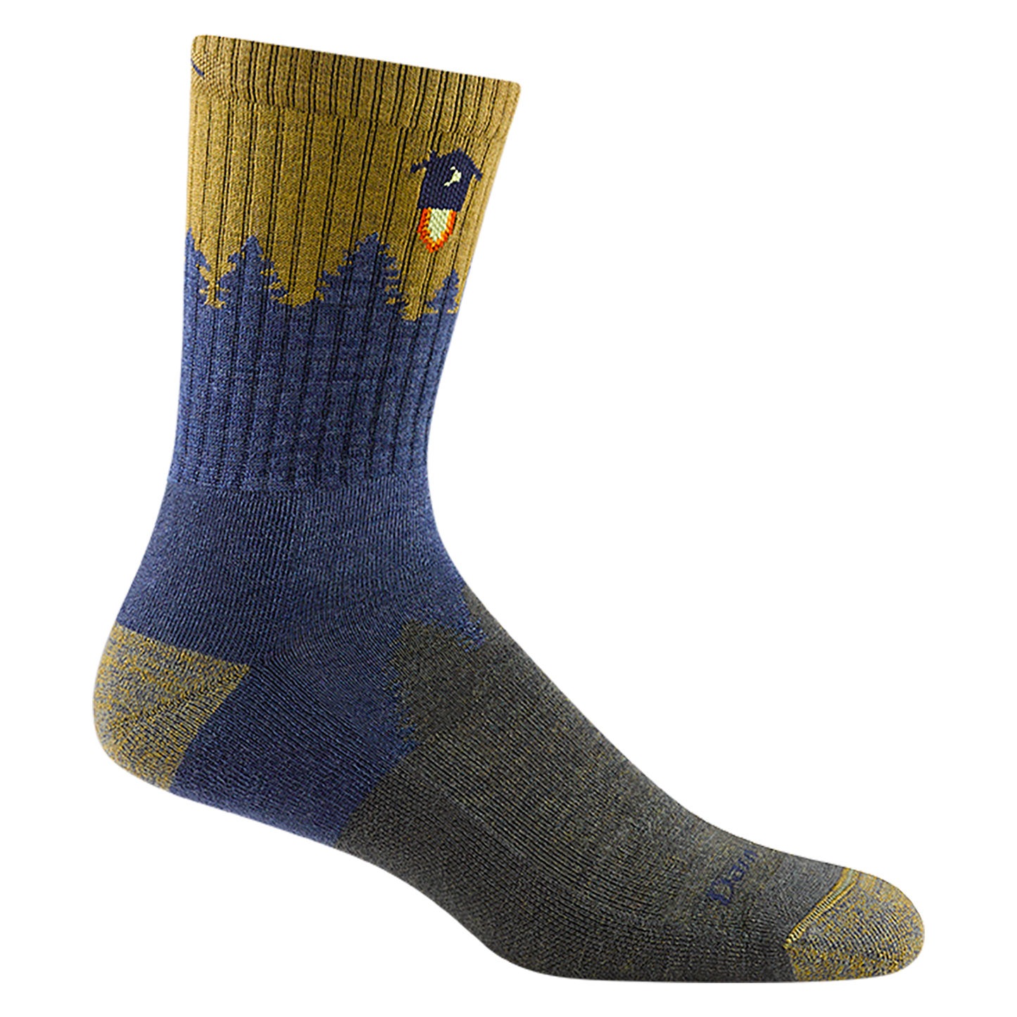 Darn Tough Men's Number 2 Micro Crew Midweight Hiking Socks