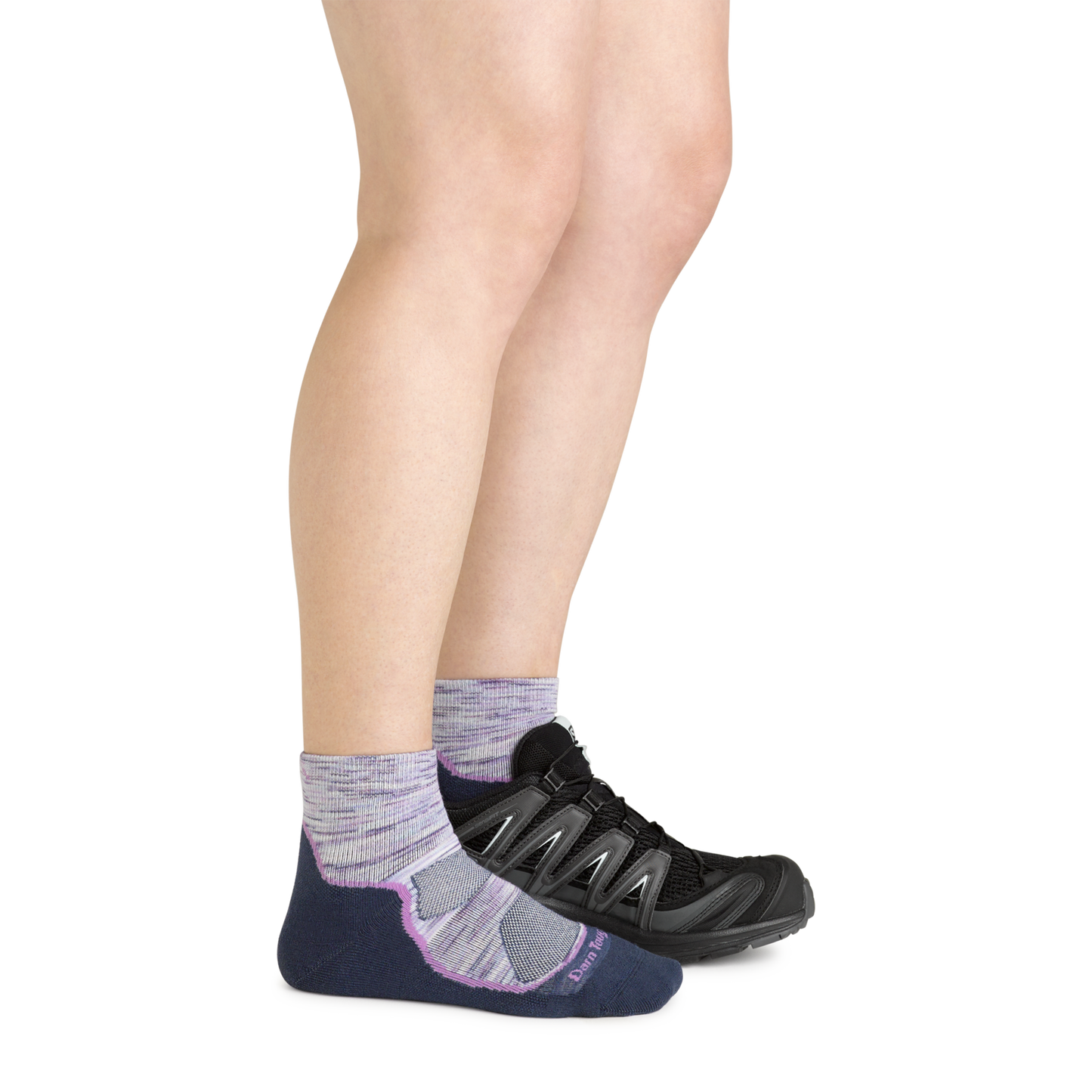 Darn Tough Women's Light Hiker Quarter Lightweight Hiking Socks