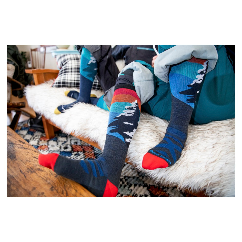 Darn Tough Men's Solstice Over-the-Calf Lightweight Ski & Snowboard Socks