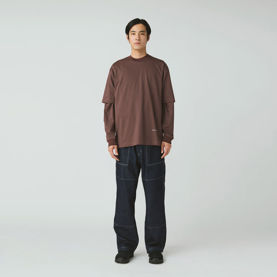 Snow Peak Organic Cotton Mercerized Border T-Shirt