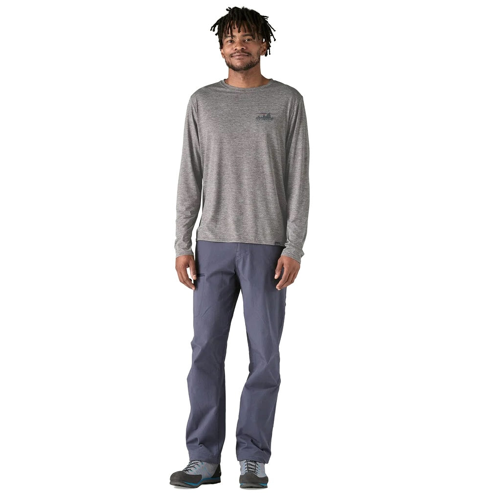 Baju Grafik Harian Sejuk Capilene Lelaki Patagonia Lengan Panjang