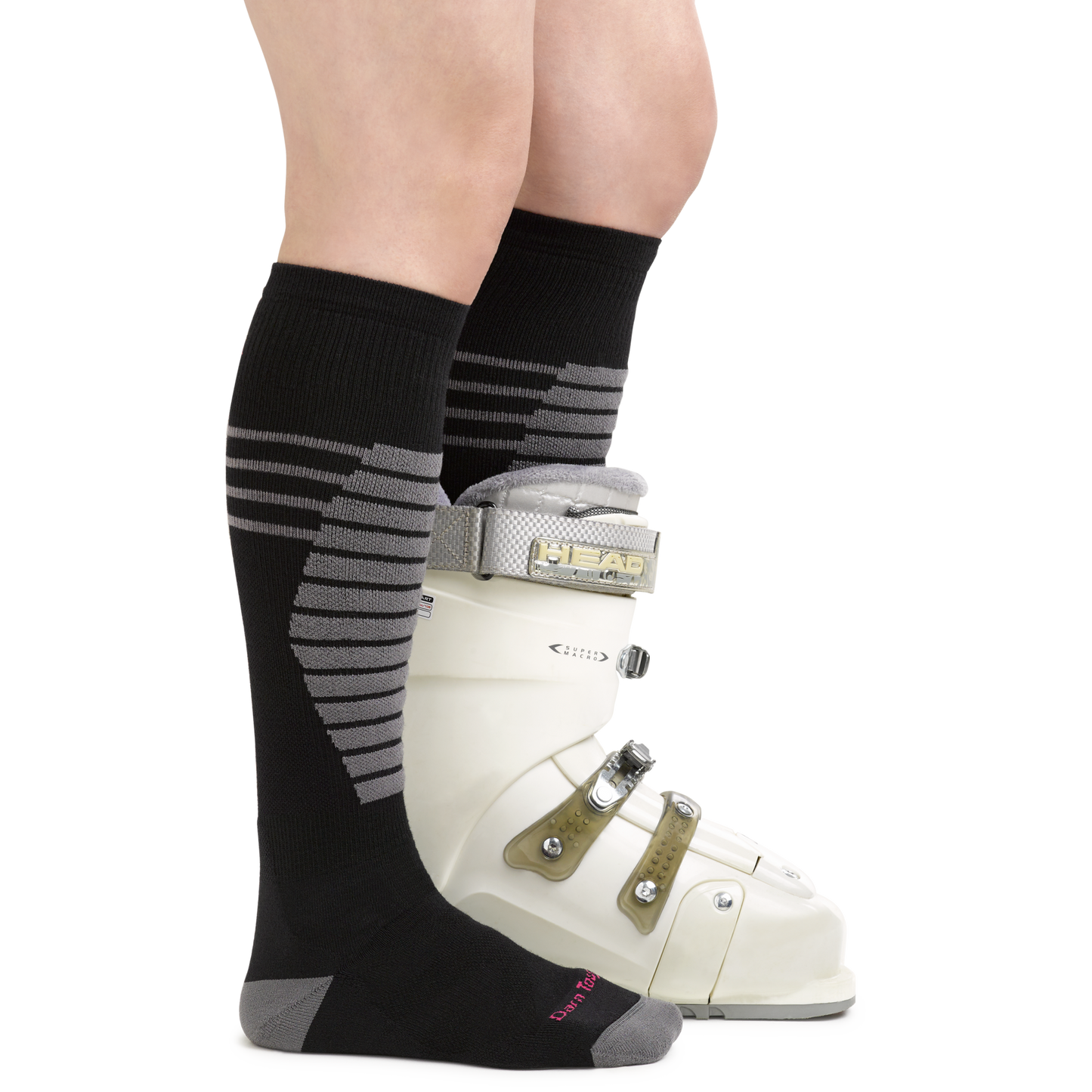 Darn Tough Women's Thermolite® Edge Over-the-Calf Midweight Ski & Snowboard Sock-Last Chance