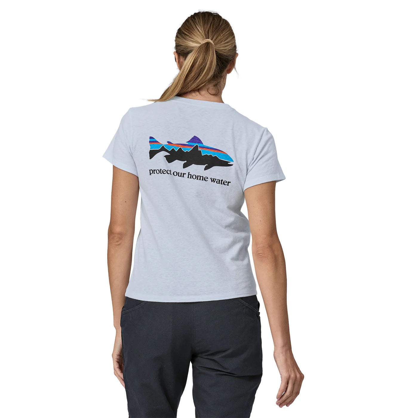 Poket Trout Air Rumah Wanita Patagonia Responsibili-Tee