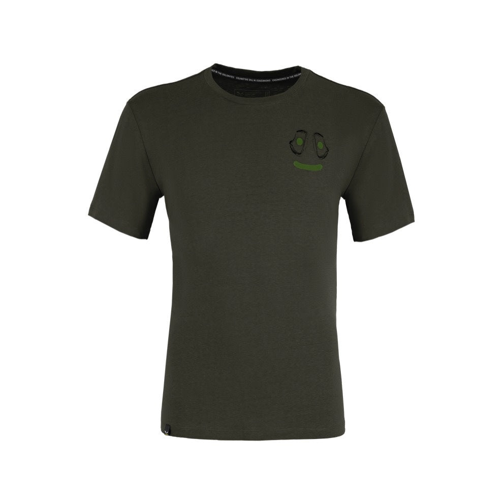 Salewa Lavaredo Hemp Print T-Shirt Lelaki