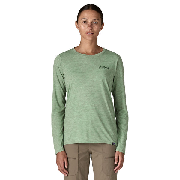 Patagonia Women's L/S Cap Cool Daily Graphic Shirt - Waters