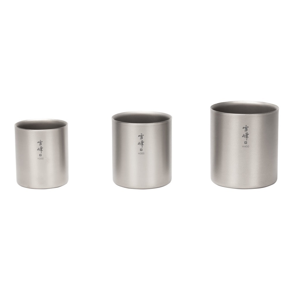 Snow Peak Ti-Double H450 Stacking Mug