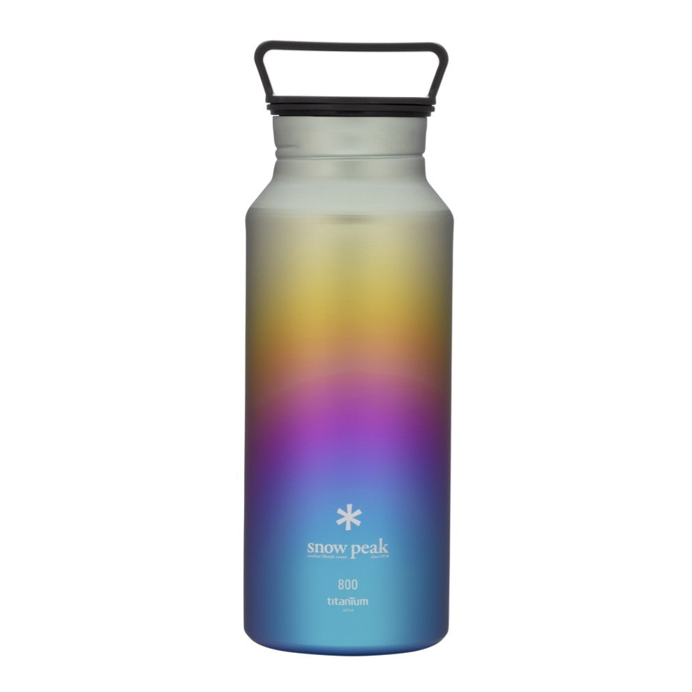 Snow Peak Ti Aurora Bottle 800 Rainbow