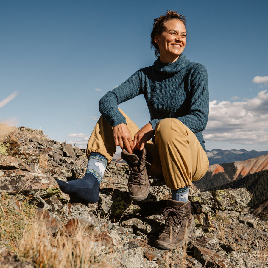 Darn Tough Women's Vanna Grizzle Boot Midweight Hiking Sock Goat