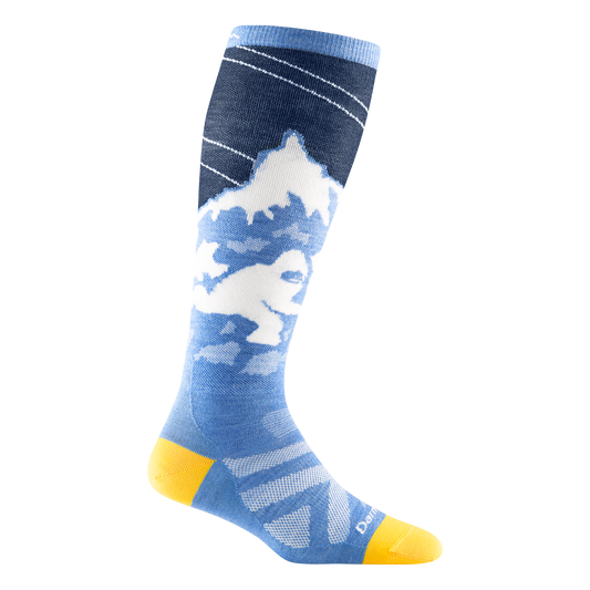 Sarung Kaki Ski &amp; Snowboard Ringan Yeti Over-the-Calf Wanita Darn Tough