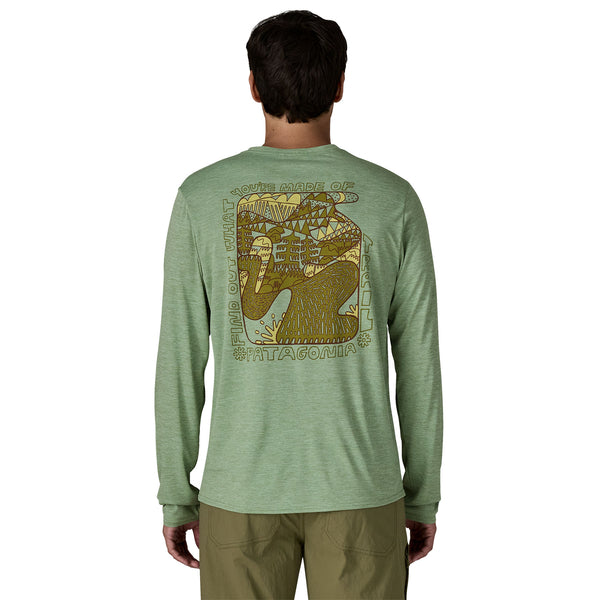 Patagonia Men's L/S Cap Cool Daily Graphic Shirt - Lands