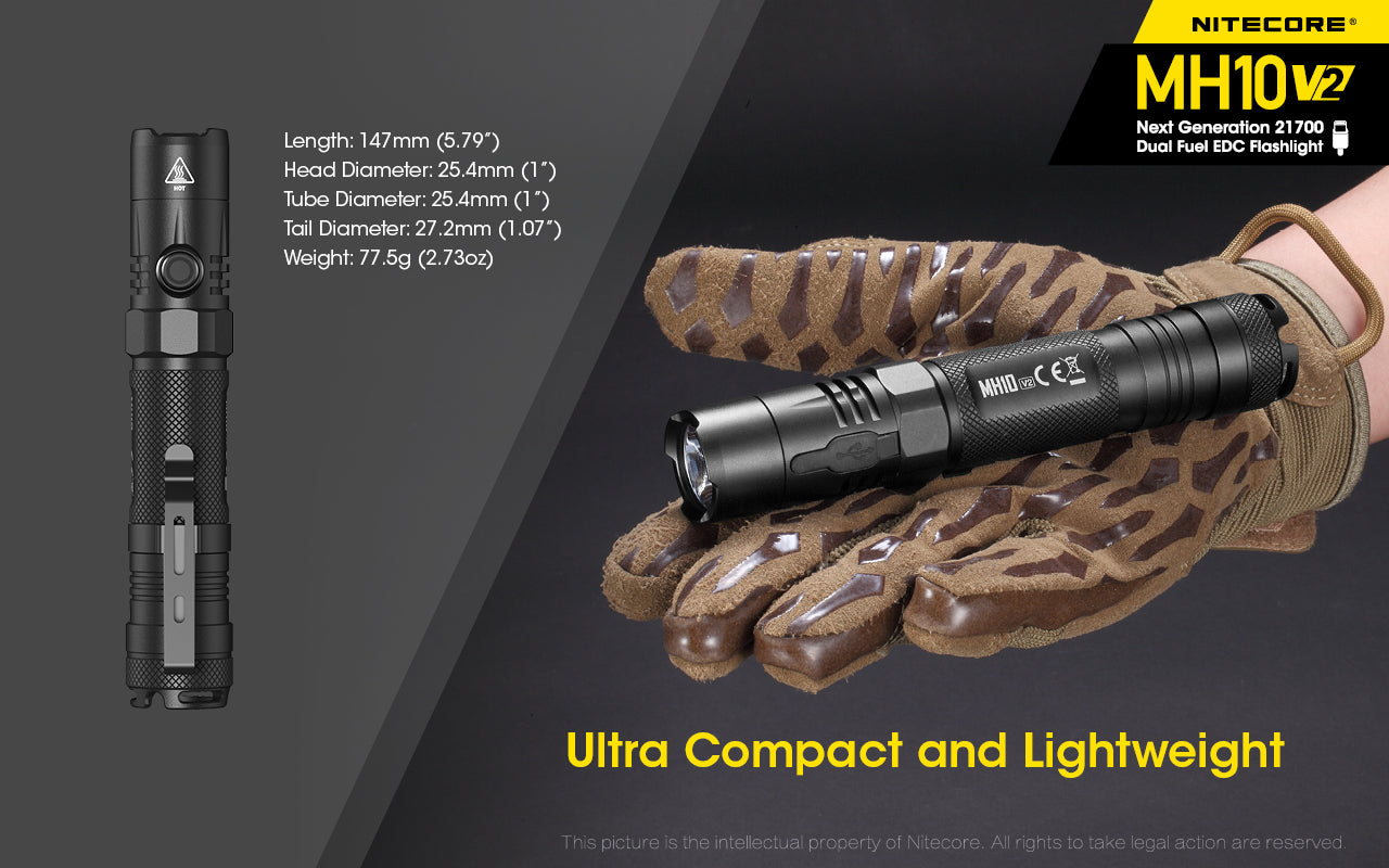 Nitecore MH10 V2 Flashlight