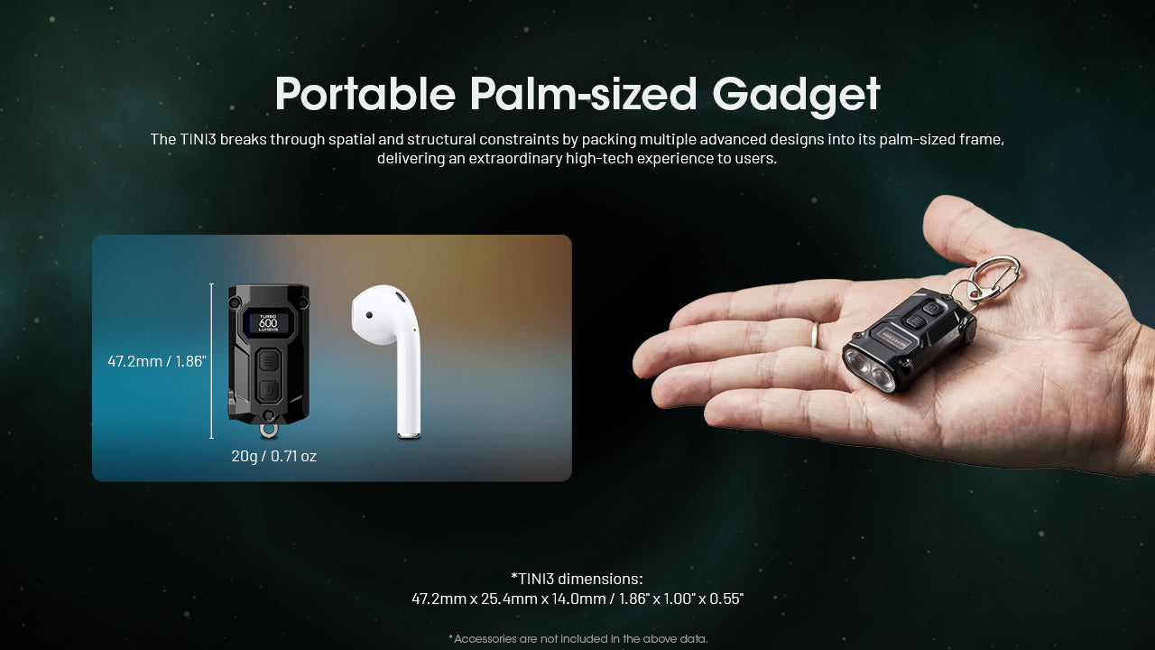 Nitecore TINI 3 600L Flashlight