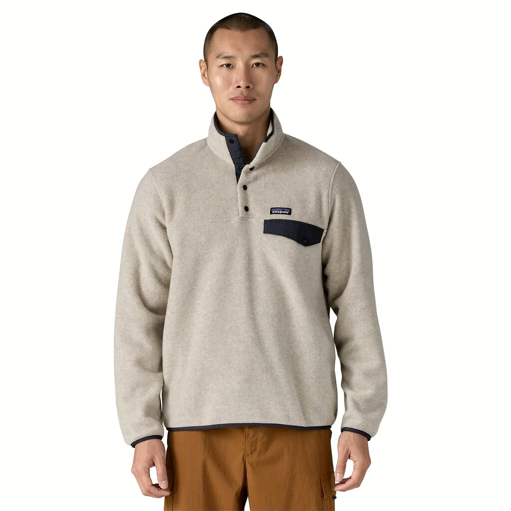 Pullover Bulu Synchilla Snap-T Ringan Patagonia Lelaki 