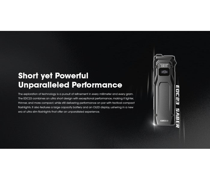 Nitecore EDC23 2500L Flashlight