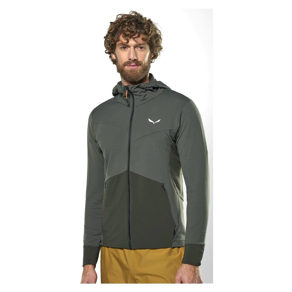 Salewa Puez Merino Durastretch Hooded Jacket Men