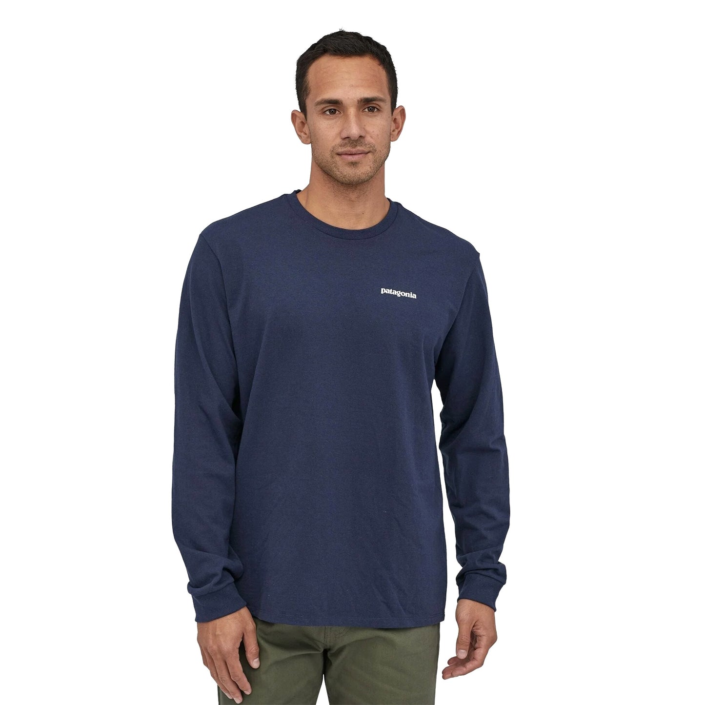 Patagonia Men's Long-Sleeved P-6 Logo Responsibili-Tee