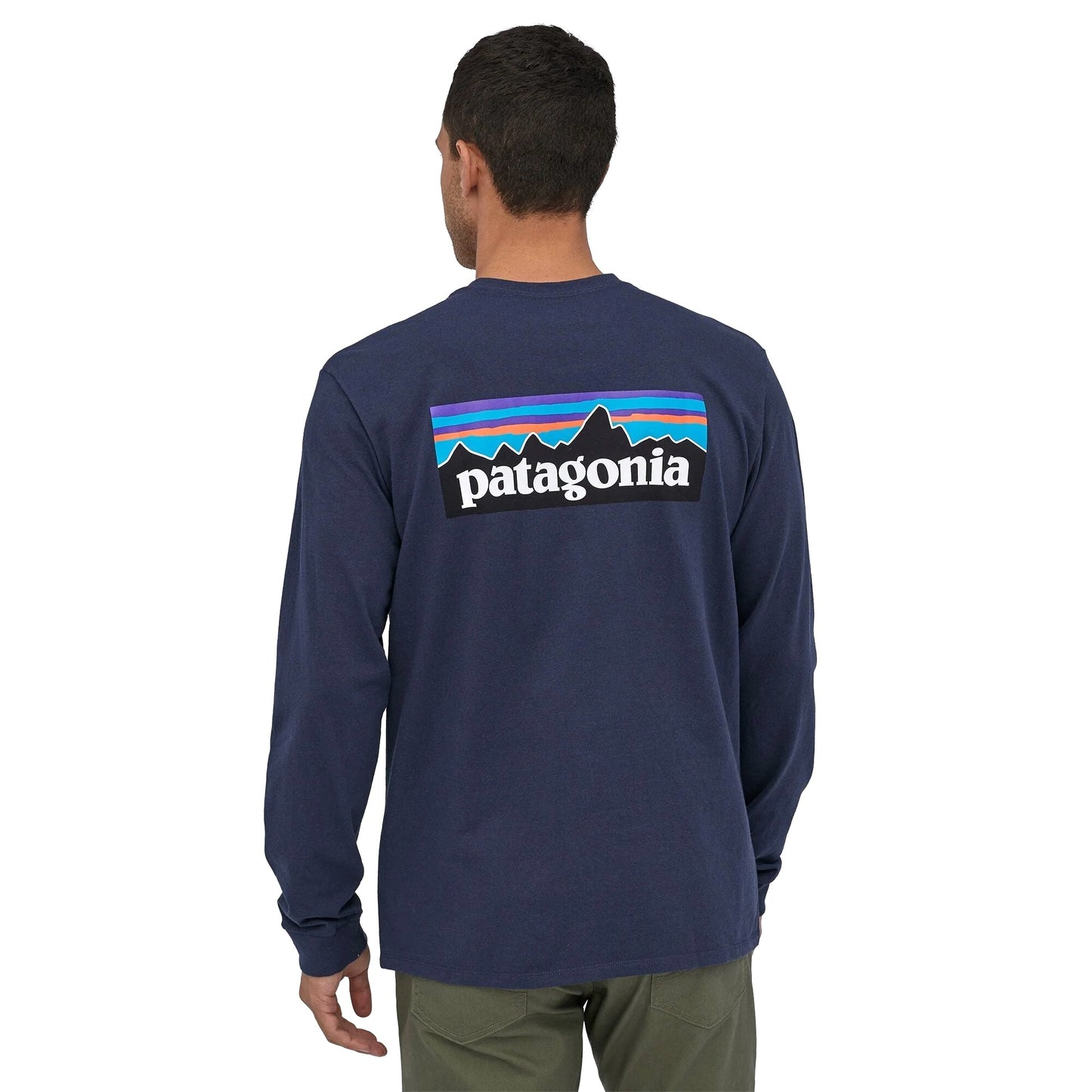 Patagonia Men's Long-Sleeved P-6 Logo Responsibili-Tee