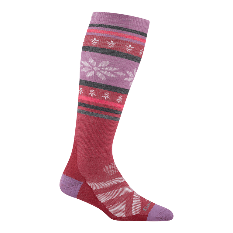 Sarung Kaki Ski &amp; Snowboard Ringan Alpine Over-the-Calf Darn Tough Wanita