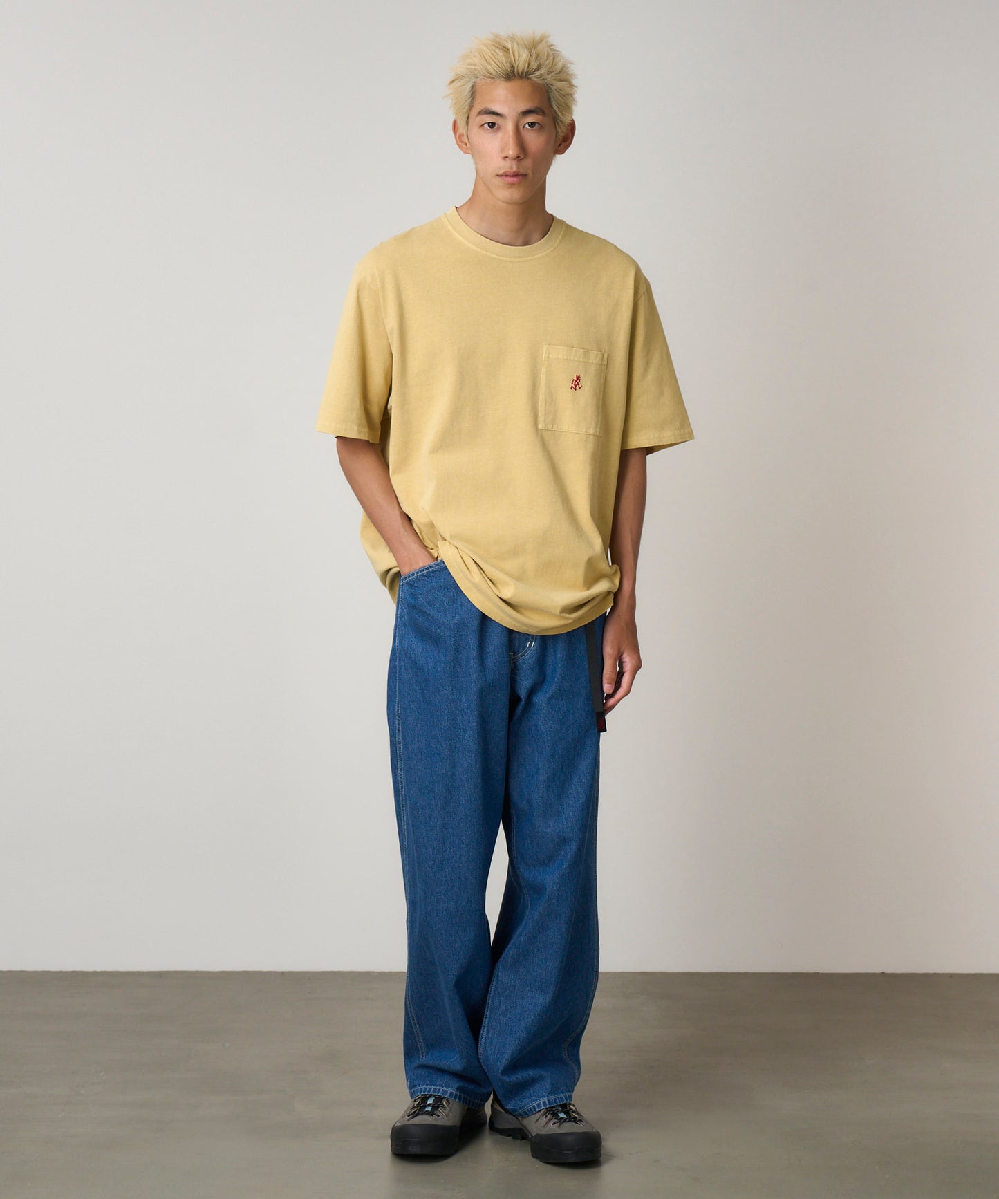 Gramicci One Point Tee Pigmen Dicelup