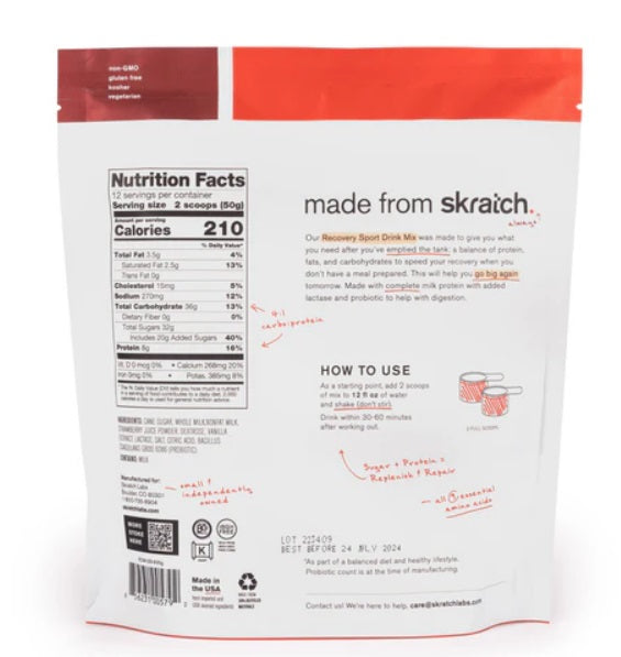 Skratch Labs Sport Recovery Drink Mix