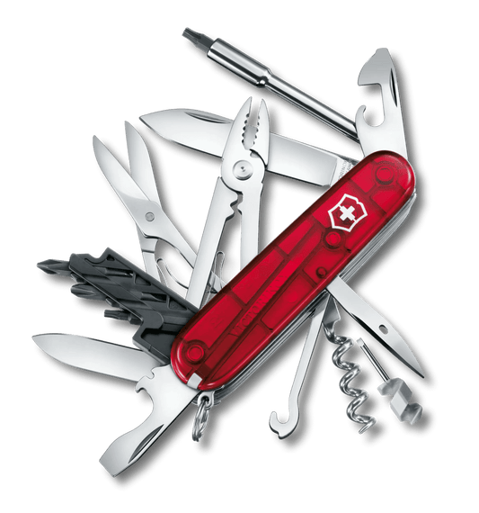Victorinox Cybertool M (34) Red Trans 1.7725.T