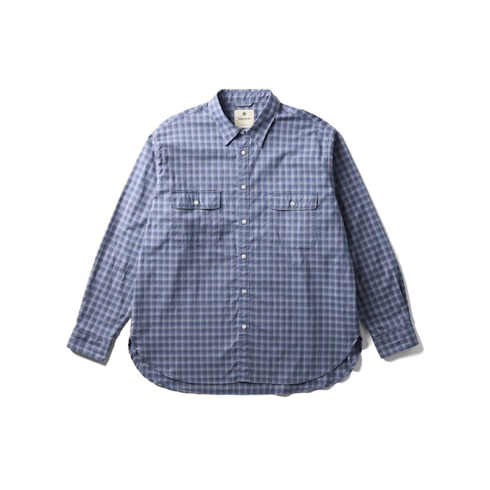 Snow peak Organic Cotton Ombre Check Shirt