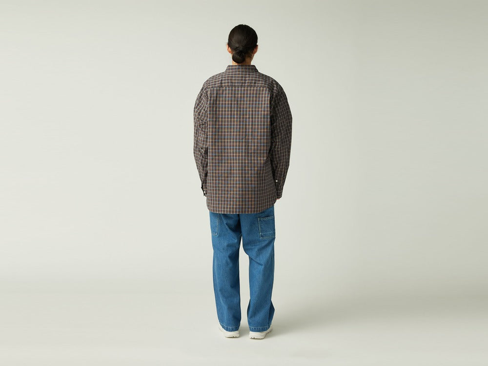Snow peak Organic Cotton Ombre Check Shirt