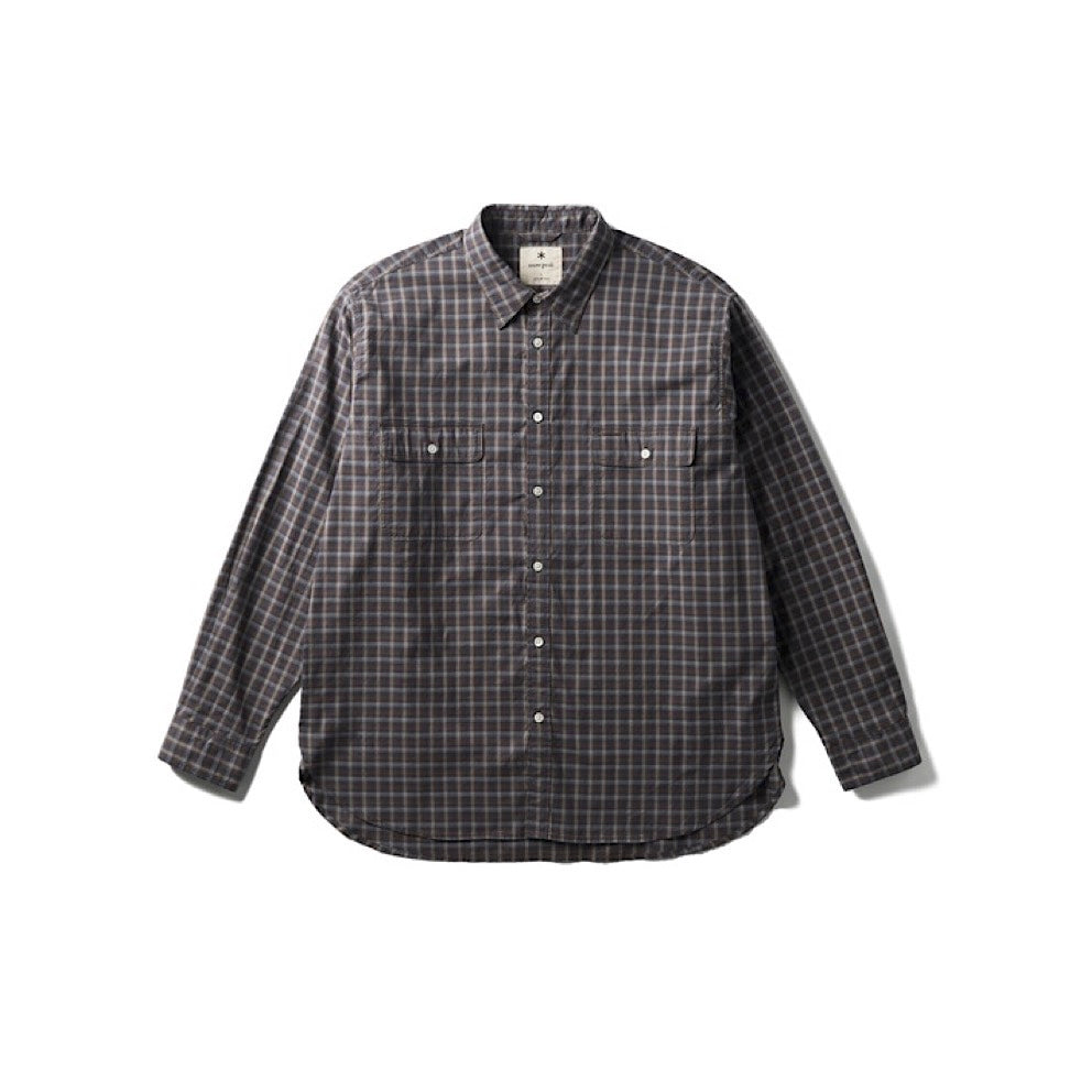 Snow peak Organic Cotton Ombre Check Shirt