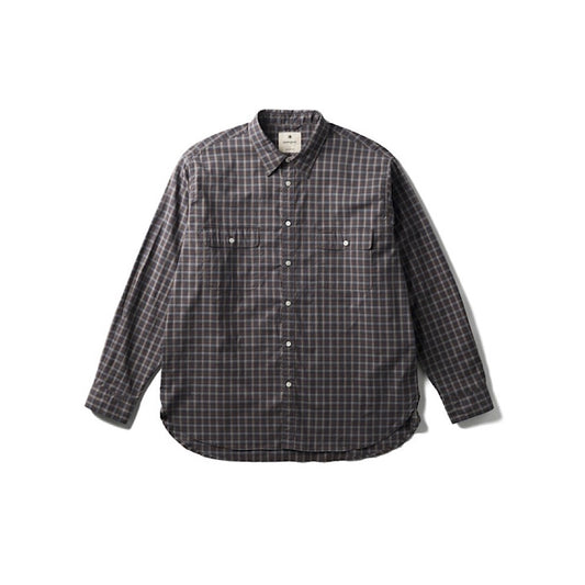 Snow peak Organic Cotton Ombre Check Shirt