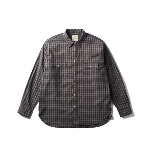 Snow peak Organic Cotton Ombre Check Shirt