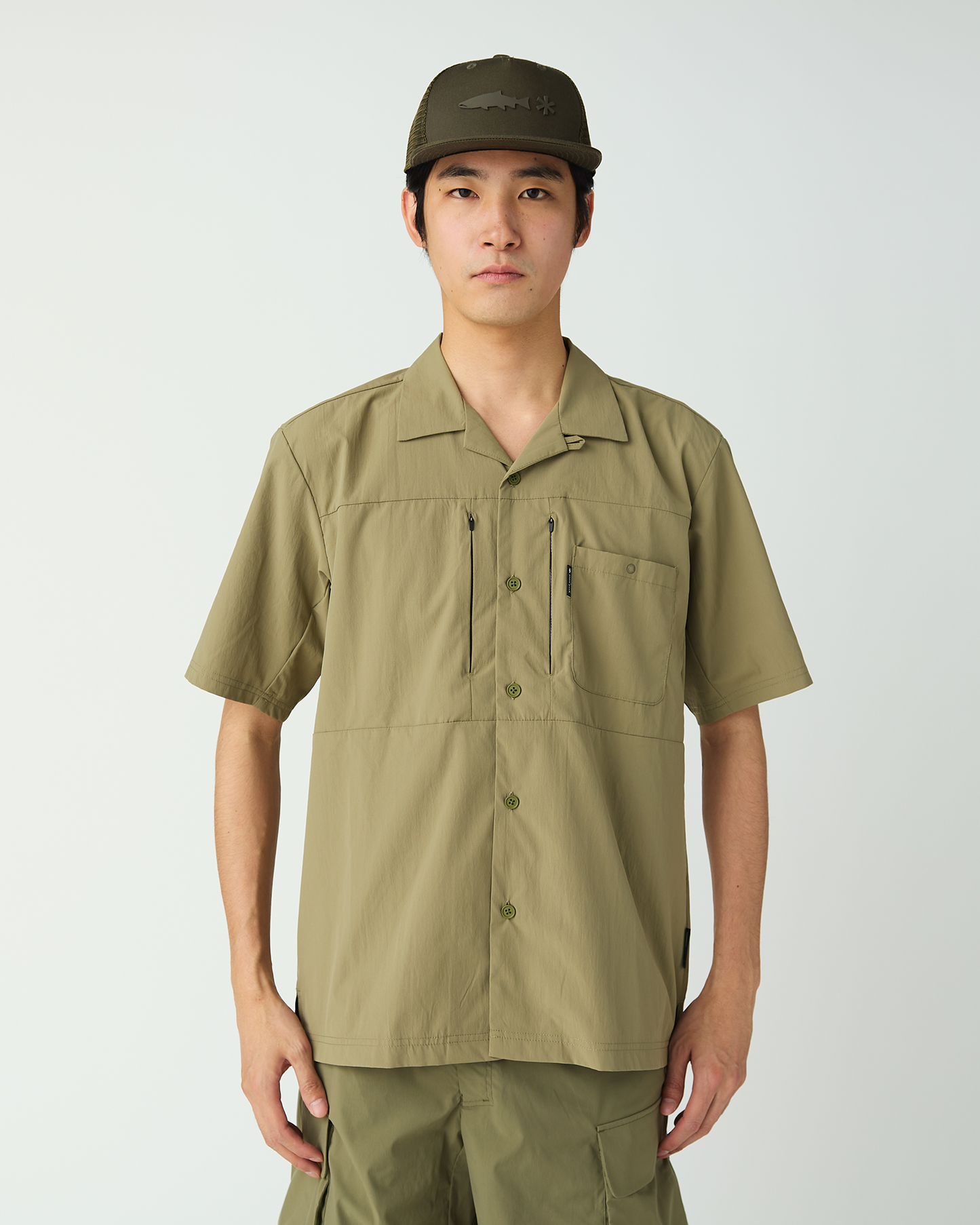 Snow Peak Stream Field Stretch Dry S/S Shirt