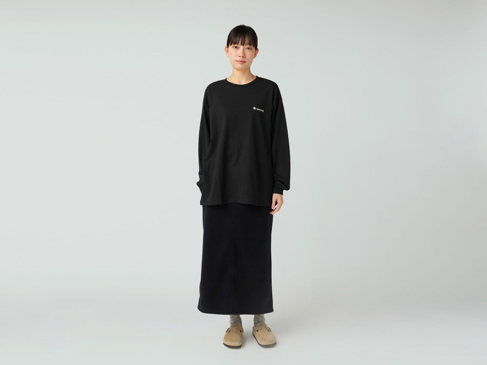Snow Peak Soft Cotton Relaxed Logo L/S T-Shirt