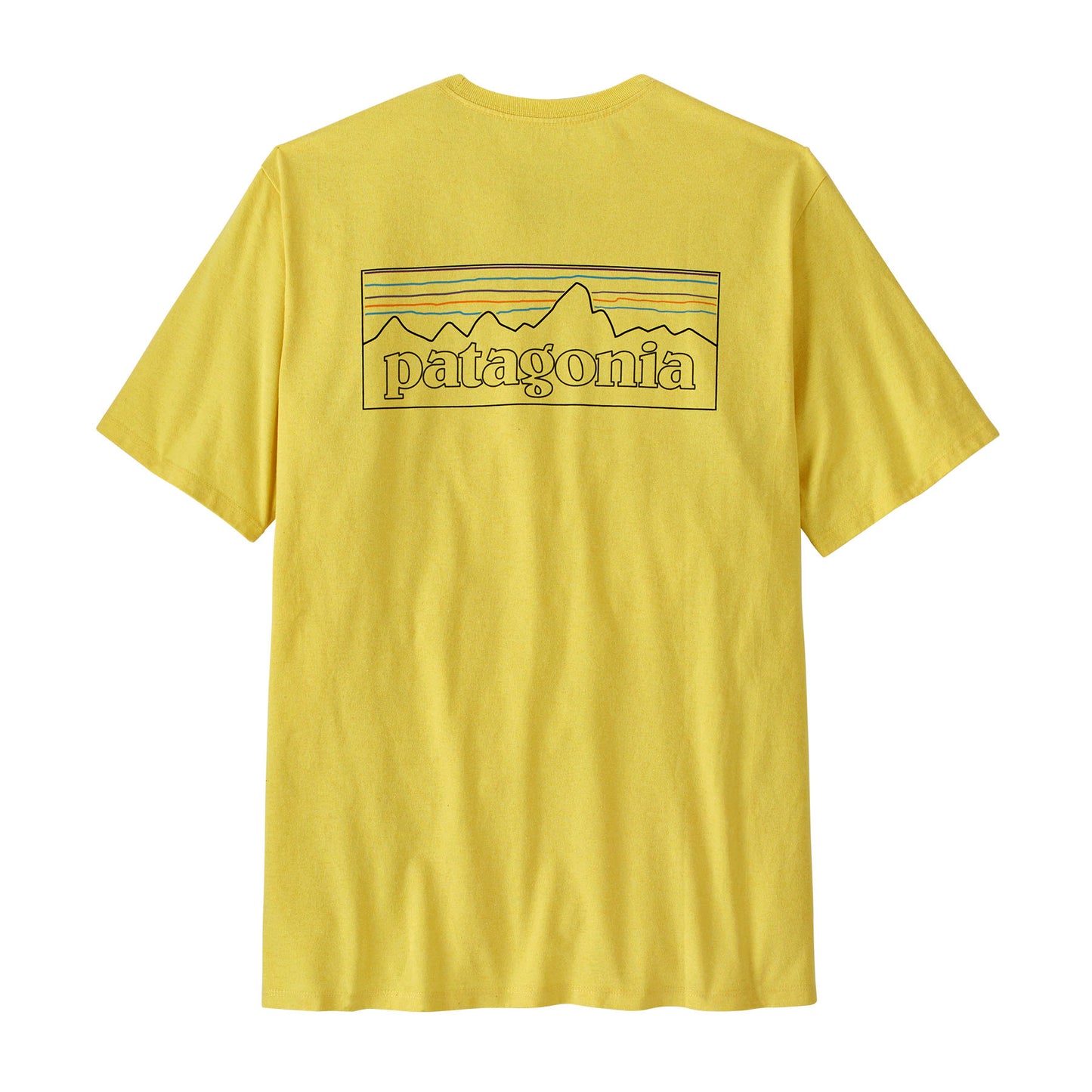 Logo P-6 Patagonia Lelaki Responsibili-Tee