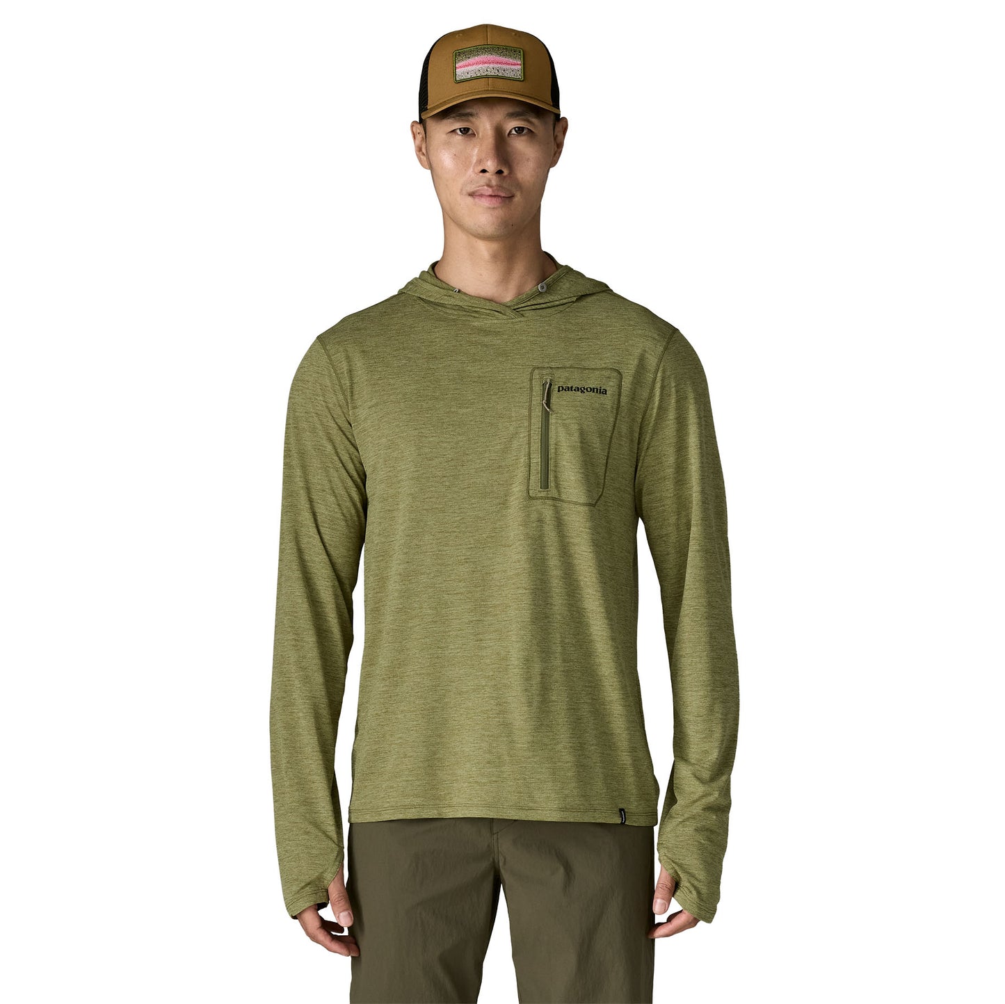 Patagonia Men's Capilene Cool Sun Hoody - Fitz Roy Trout