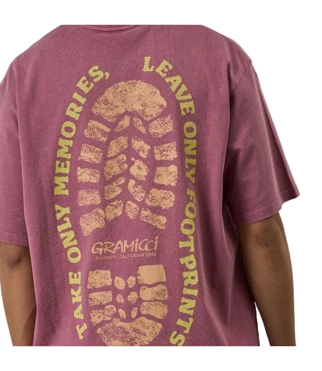 Gramicci Footprints Tee Pigment Dyed