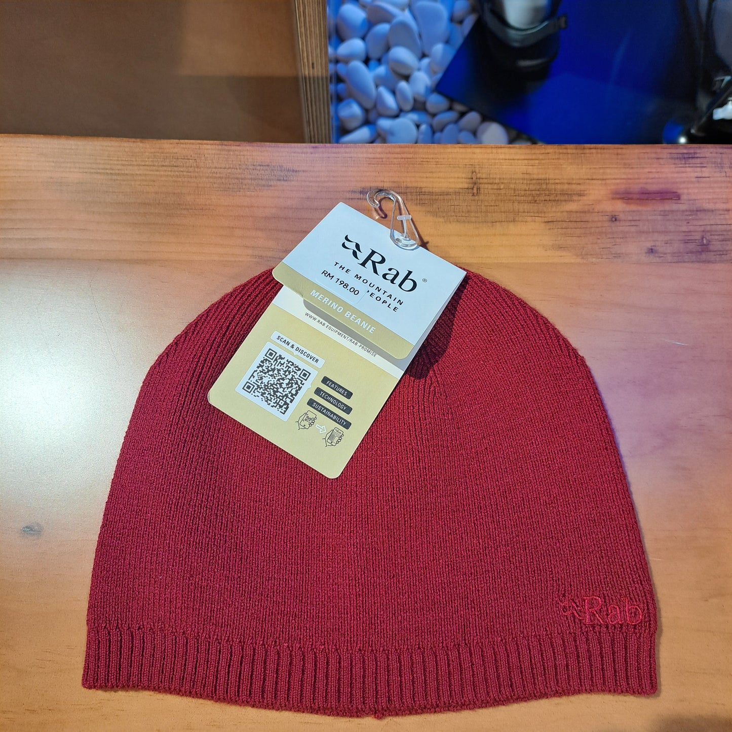 Rab Merino Beanie Red Clay