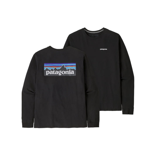 Logo Responsibili-Tee P-6 Lelaki Lengan Panjang Patagonia